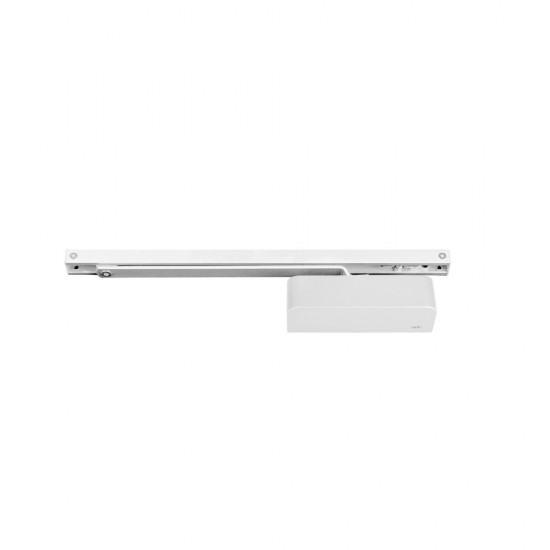 Door Closer With Rail JNF ML.21.550.BA up to 60 kg White