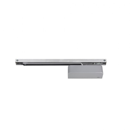 Door Closer With Rail JNF ML.21.550.BA up to 60 kg Matt Chrome