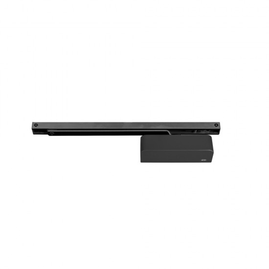 Door Closer With Rail JNF ML.21.550.BA up to 60 kg Black