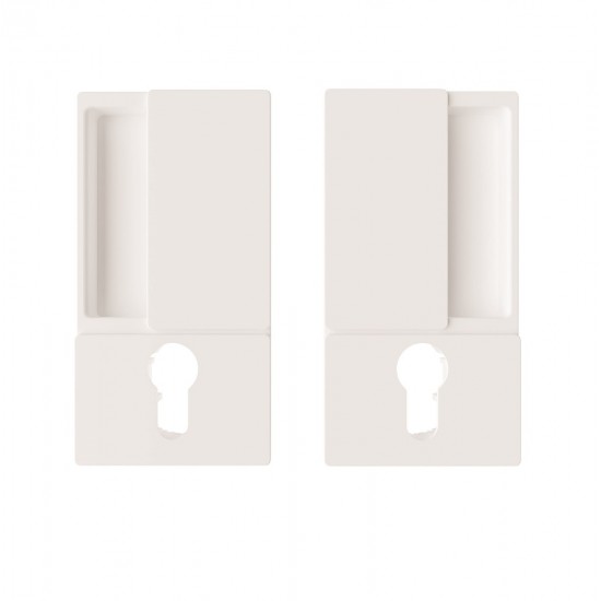 Door handles WAVE PZ White