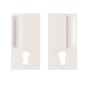 Durvju rokturi WAVE PZ White