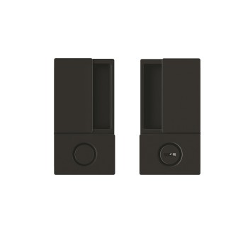 Bīdāmo durvju rokturi WAVE WC Black