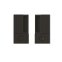 Bīdāmo durvju rokturi WAVE WC Black