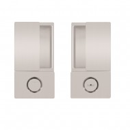 Door handles WAVE WC Matt Nickel