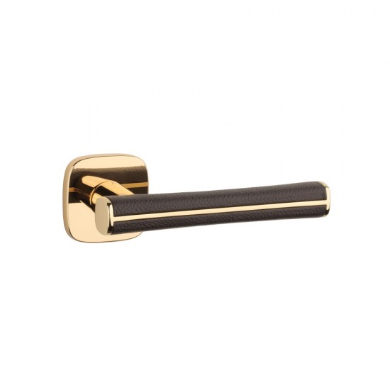 Door handles APRILE DAVIDIA QR7S Polished Brass