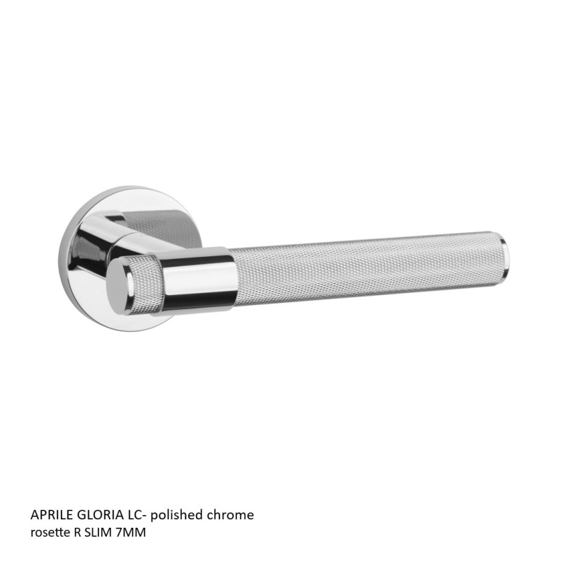 APRILE GLORIA LG- Polished Gold rosette R Slim 7mm
