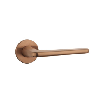 Door handles APRILE Lira R5S Matt Copper PVD