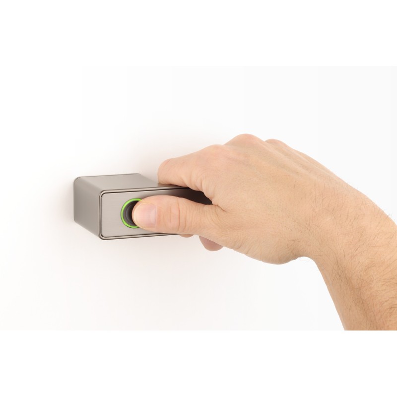 APRILE MAHONIA ROZETA RTH LOCK GYM handle - Graphite - access control with fingerprint reader