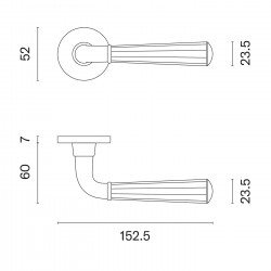 Handle APRILE MARIGOLD R7S Black