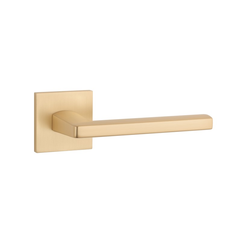 Door Handle  APRILE PYROLA on Square Q SLIM 7 mm Rose