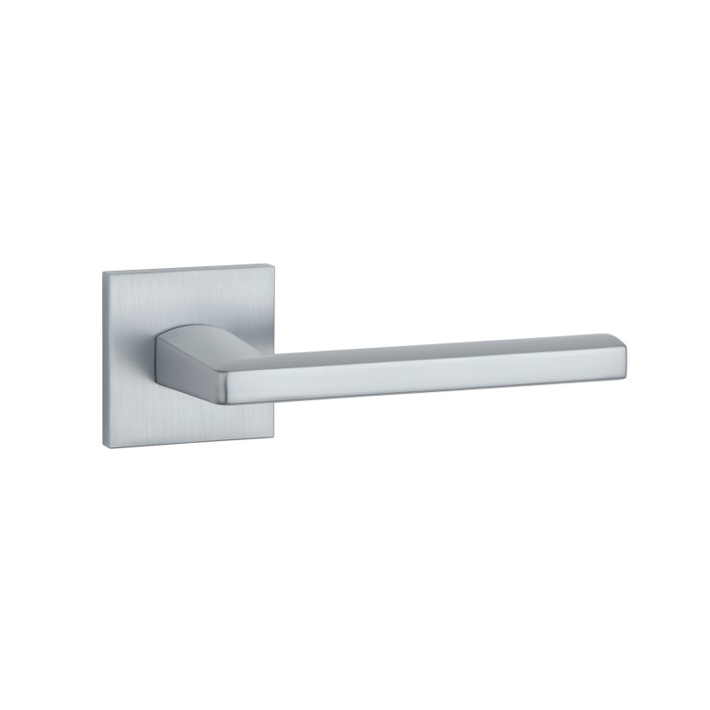 Door Handle  APRILE PYROLA on Square Q SLIM 7 mm Rose