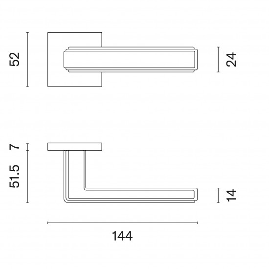 Door handles APRILE RAFLESIA Q7S