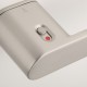 Handle APRILE SORELLA with integrated lock Matte nickel