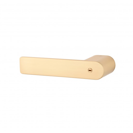 Handle APRILE SORELLA Su with Integrated Lock Matt Brass