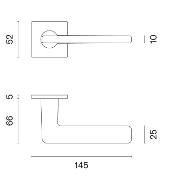 Door Handle APRILE SETIA Q SUPER SLIM 5 mm