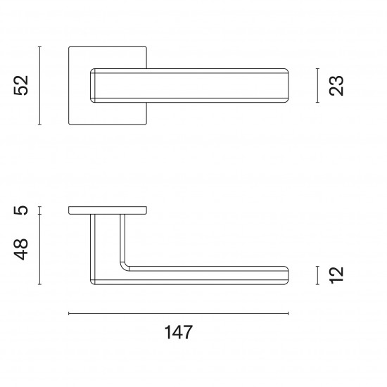 Handle APRILE TILIA Q5S Black