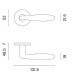 Door handles APRILE Verbena R7S