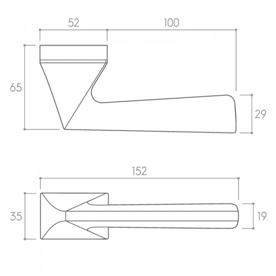 Door handle Corona Impera RT