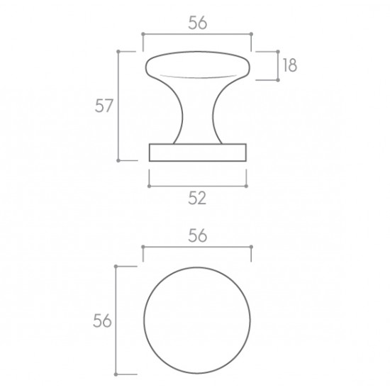 Door handle Corona Orbis R