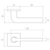 Door handle Corona Scandi Q SL