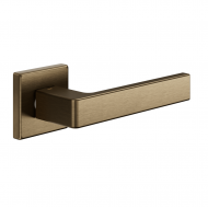 Door handle Dnd Martinelli QUATTRO Q Old Brass