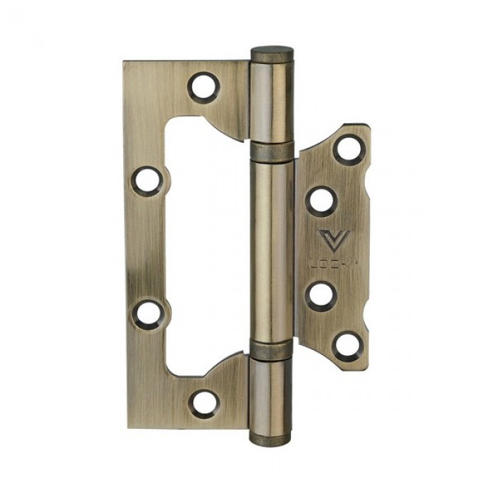 Universal laid-on hinge in Bronze (butterfly) color