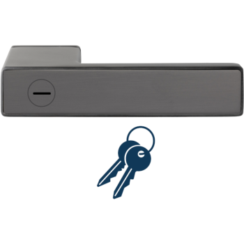 Ручка со встроенным цилиндровым замком GRIFFWELT MINIMO SQ Anthracite