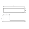 Ручка со встроенным цилиндровым замком GRIFFWELT MINIMO SQ Anthracite