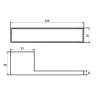 Ручка GRIFFWELT MINIMO SQ Anthracite
