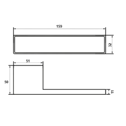 Ручка GRIFFWELT MINIMO SQ Anthracite