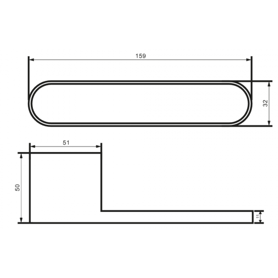 Handle GRIFFWELT MINIMO RD Black