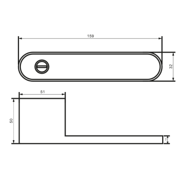 Handle GRIFFWELT MINIMO RD Anthracite