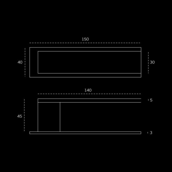 Door handles JNF IN.00.154 Square