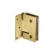 Hinge JNF IN.05.306 Wall-Glass With Brake Matt Brass PVD