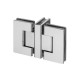 Hinge JNF IN.05.308.D Glass-to-glass with Brake 90° Stainless Steel