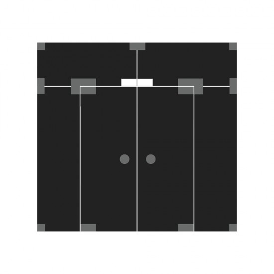 Top Bracket with Pivot Axle or Brake JNF IN.81.112 Stainless steel