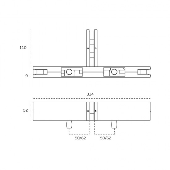 Top Bracket JNF IN.81.126 Stainless steel