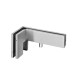 Corner bracket with pivot axis JNF IN.81.127 Stainless steel