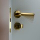 Magnetic BB lock with soft closing handle KM 001 A Polished Brass