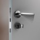 Magnetic BB lock with soft closing handle KM 001 A Polished Chrome