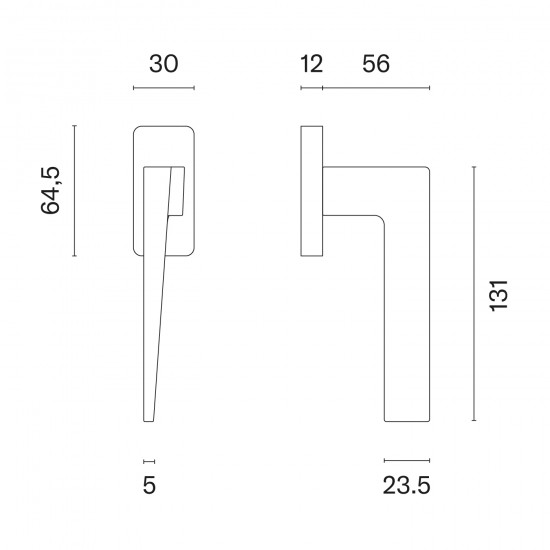 Window handle STILE Eda