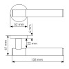 Ручка MORELLI AZRIELI MH-57-R6T Black