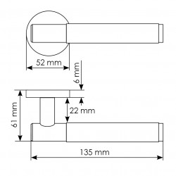 Handle MORELLI AZRIELI MH-57-R6T Black