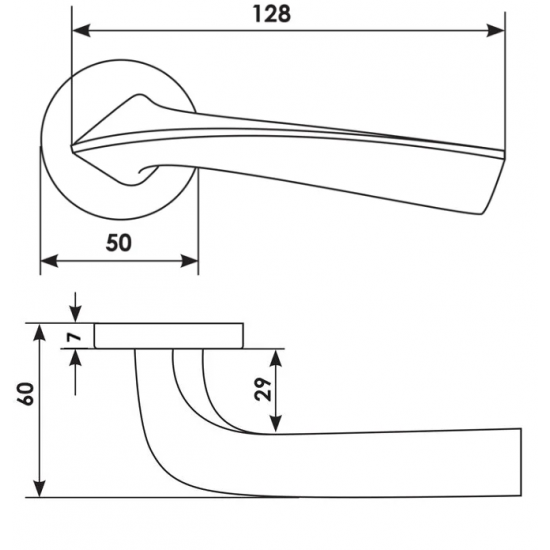 Handle MORELLI COMETA R5 Antracite