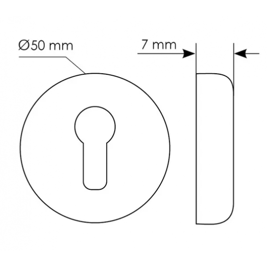 WC защёлка MORELLI LUX-WC-R5 Antracite