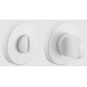 WC knob MORELLI LUX-WC-R5 White