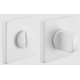 WC knob MORELLI LUX-WC-S5 White