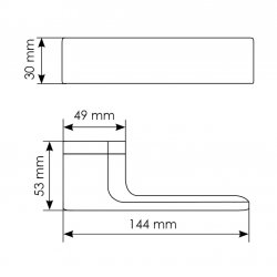 Handle MORELLI SHUTTLE S5 Antracite