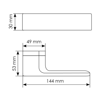Handle MORELLI SHUTTLE S5 Antracite