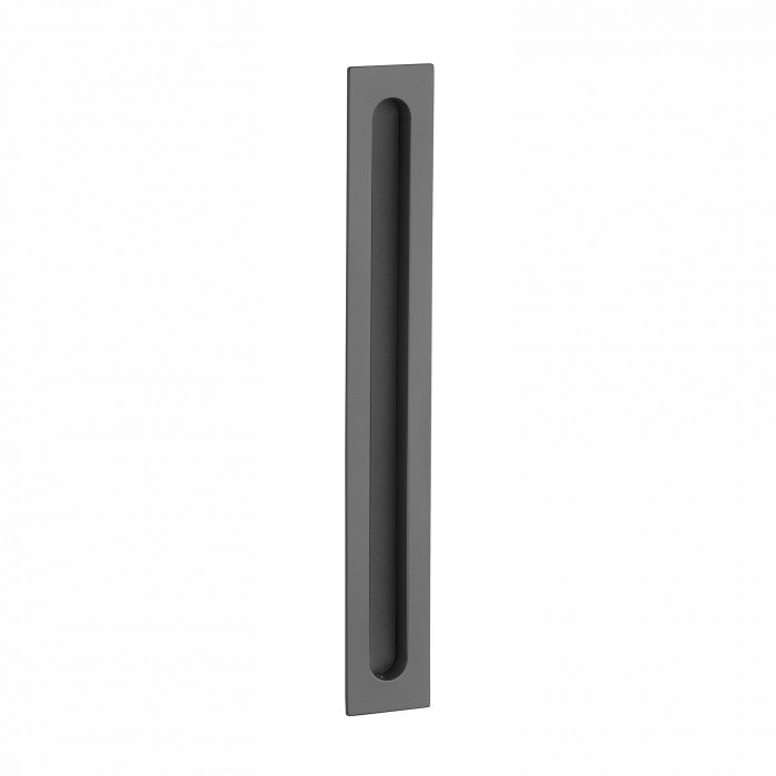 Прямоугольная ручка для раздвижных дверей APRILE HD 239 BK кожа